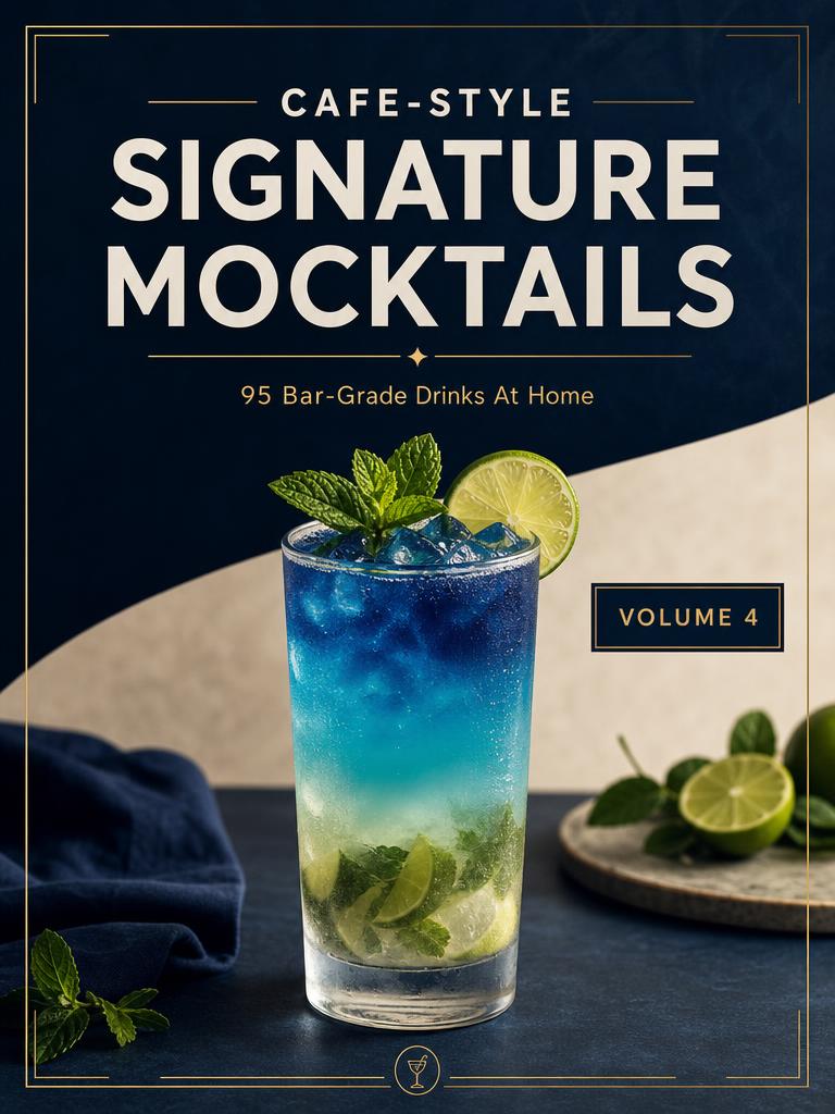 Volume 4 — Café-Style Signature Mocktails ebook cover