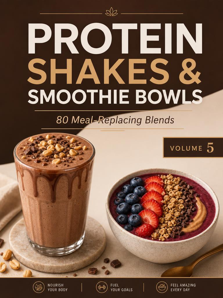 Volume 5 — Protein Shakes & Smoothie Bowls ebook cover